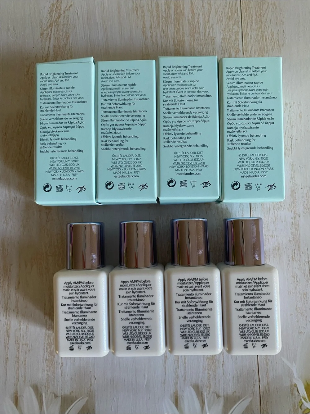 4x Estee Lauder Perfectionist Pro Rapid Brightening Treatment, Total 2oz/ 60ml